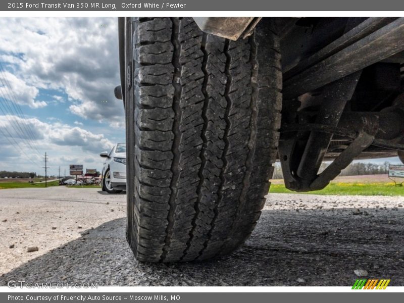 Oxford White / Pewter 2015 Ford Transit Van 350 MR Long