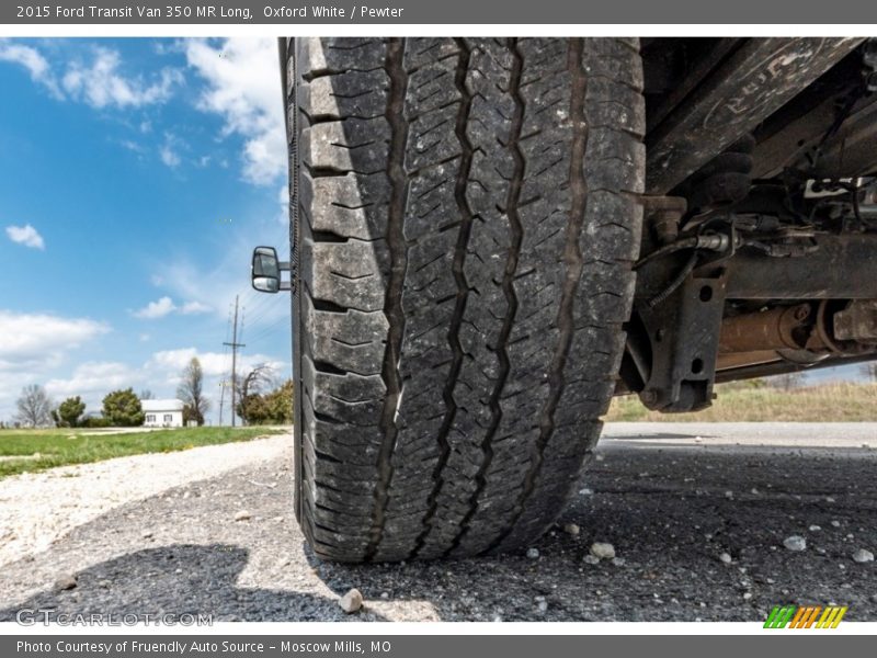 Oxford White / Pewter 2015 Ford Transit Van 350 MR Long