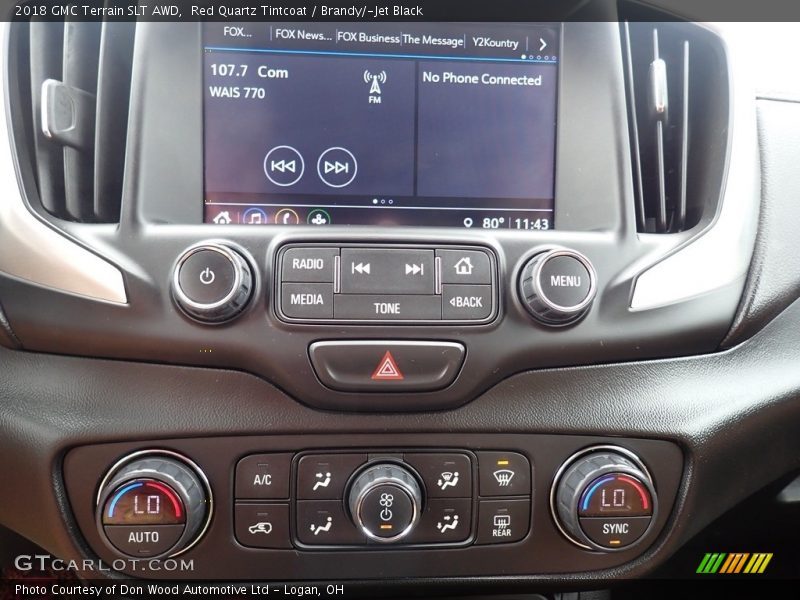 Red Quartz Tintcoat / Brandy/­Jet Black 2018 GMC Terrain SLT AWD