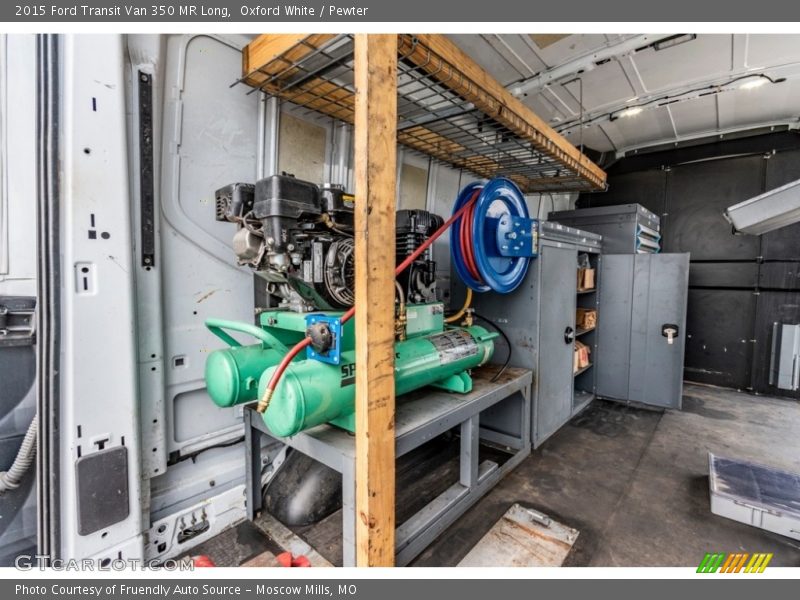Oxford White / Pewter 2015 Ford Transit Van 350 MR Long