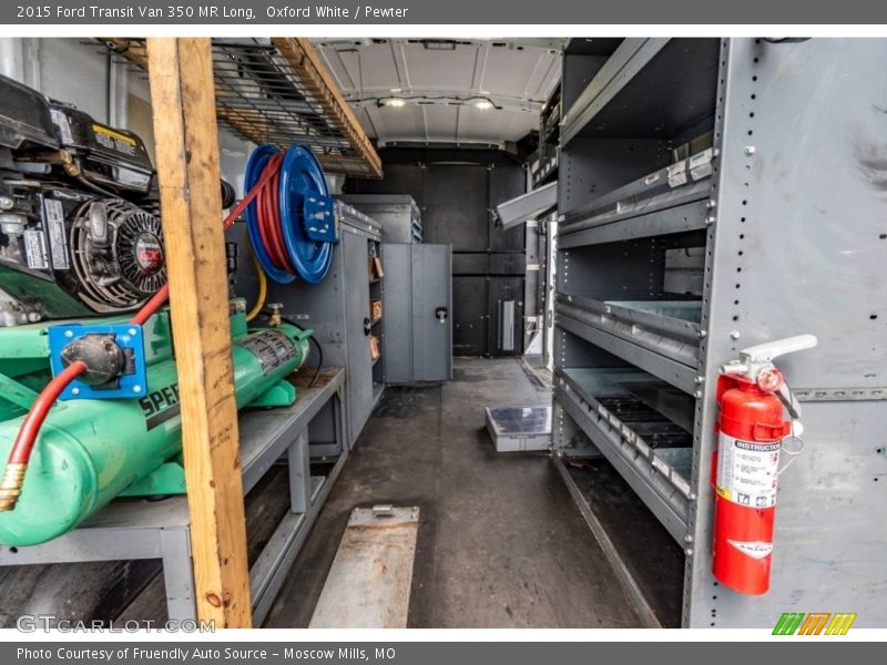 Oxford White / Pewter 2015 Ford Transit Van 350 MR Long