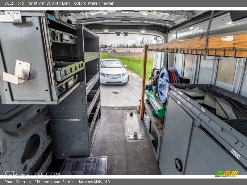 Oxford White / Pewter 2015 Ford Transit Van 350 MR Long
