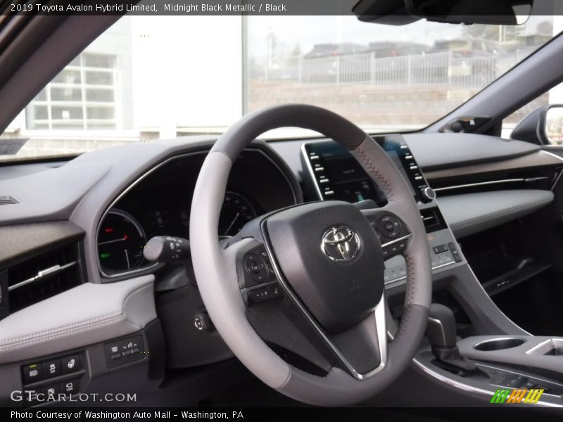 Midnight Black Metallic / Black 2019 Toyota Avalon Hybrid Limited