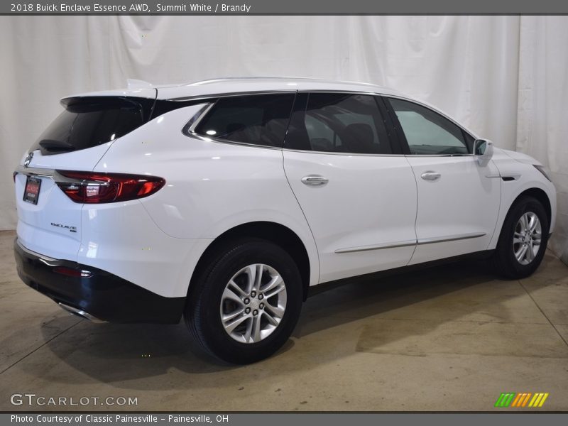 Summit White / Brandy 2018 Buick Enclave Essence AWD