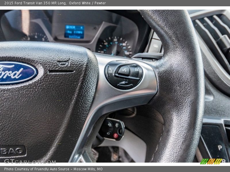 Oxford White / Pewter 2015 Ford Transit Van 350 MR Long