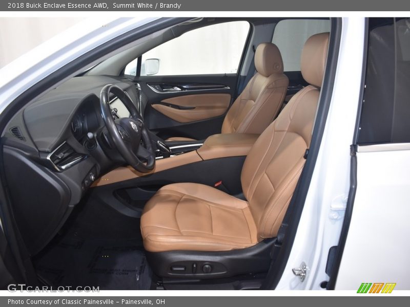 Summit White / Brandy 2018 Buick Enclave Essence AWD