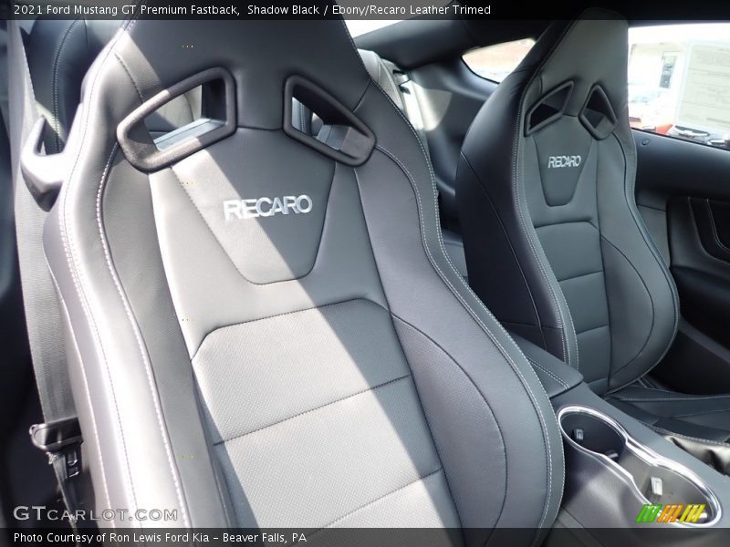 Front Seat of 2021 Mustang GT Premium Fastback