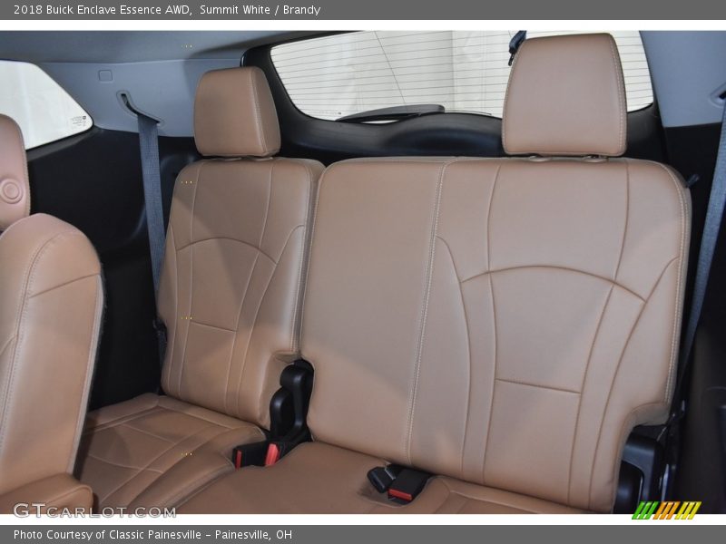 Summit White / Brandy 2018 Buick Enclave Essence AWD