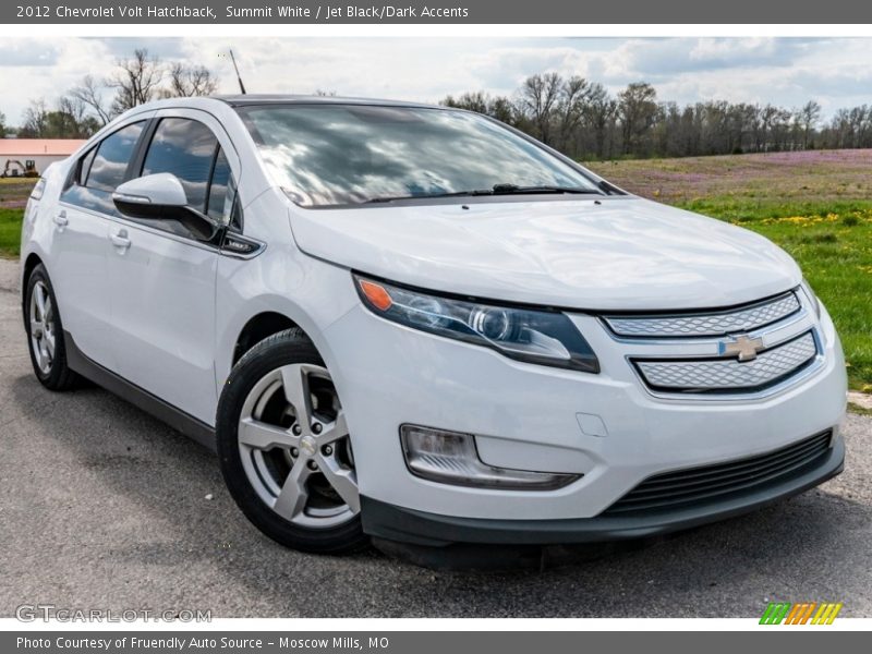 Summit White / Jet Black/Dark Accents 2012 Chevrolet Volt Hatchback