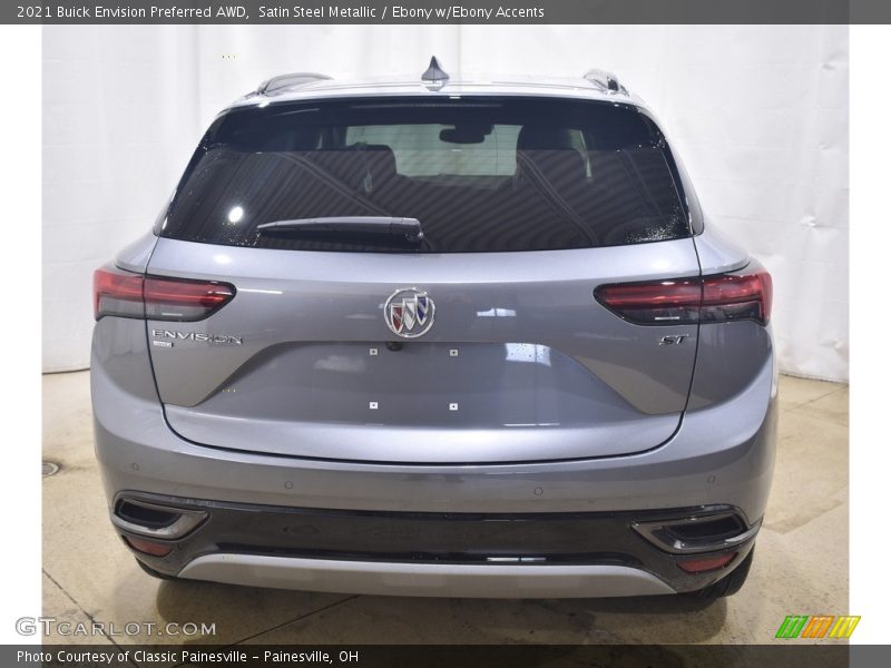 Satin Steel Metallic / Ebony w/Ebony Accents 2021 Buick Envision Preferred AWD