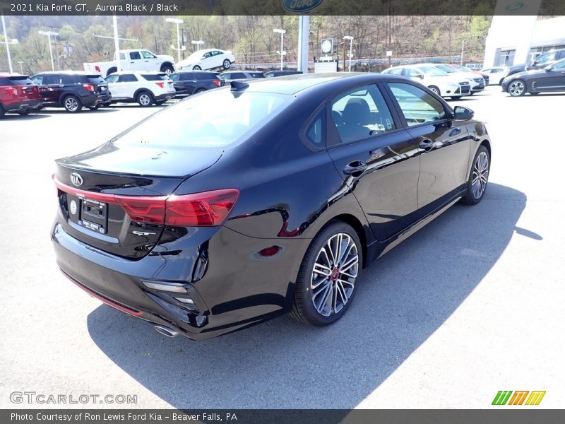 Aurora Black / Black 2021 Kia Forte GT