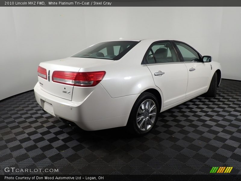 White Platinum Tri-Coat / Steel Gray 2010 Lincoln MKZ FWD