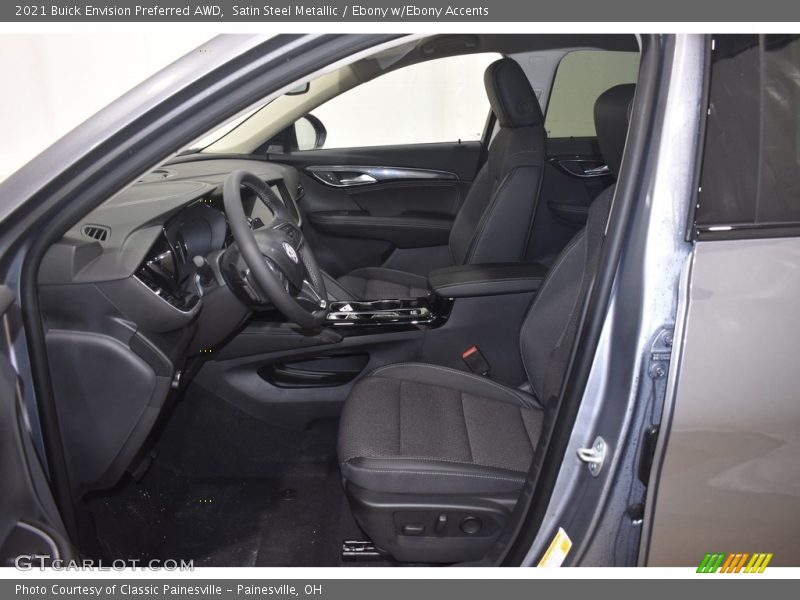 Satin Steel Metallic / Ebony w/Ebony Accents 2021 Buick Envision Preferred AWD