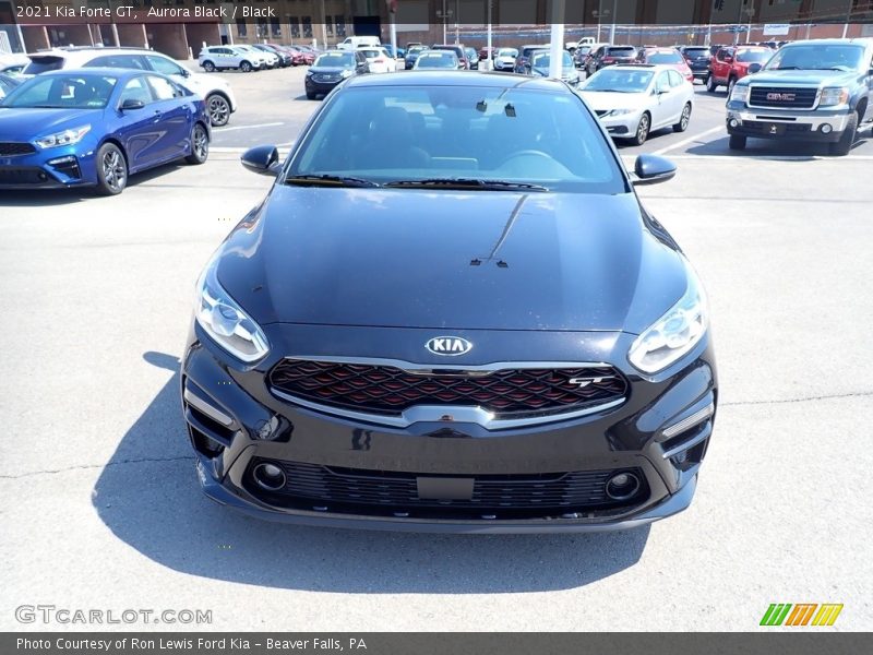 Aurora Black / Black 2021 Kia Forte GT