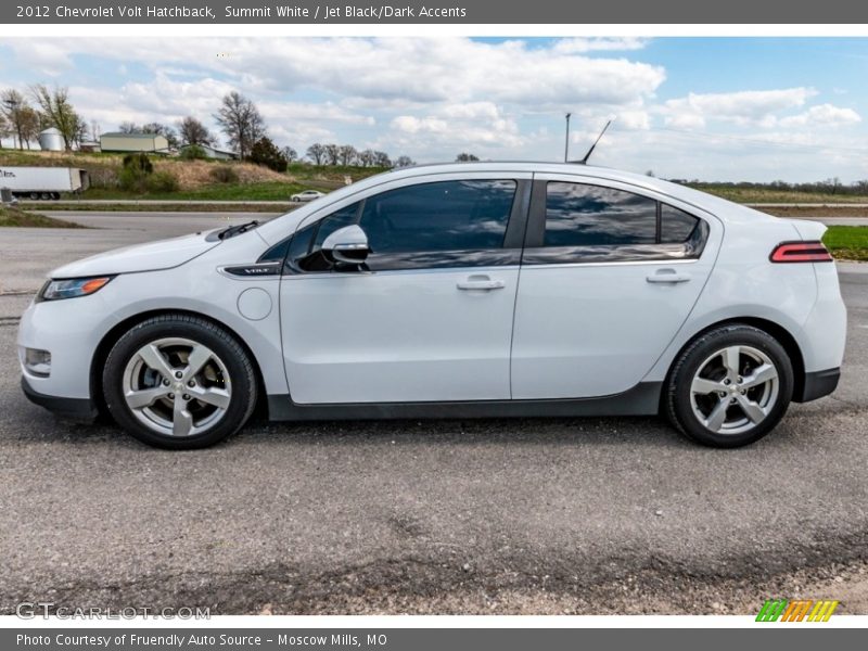 Summit White / Jet Black/Dark Accents 2012 Chevrolet Volt Hatchback