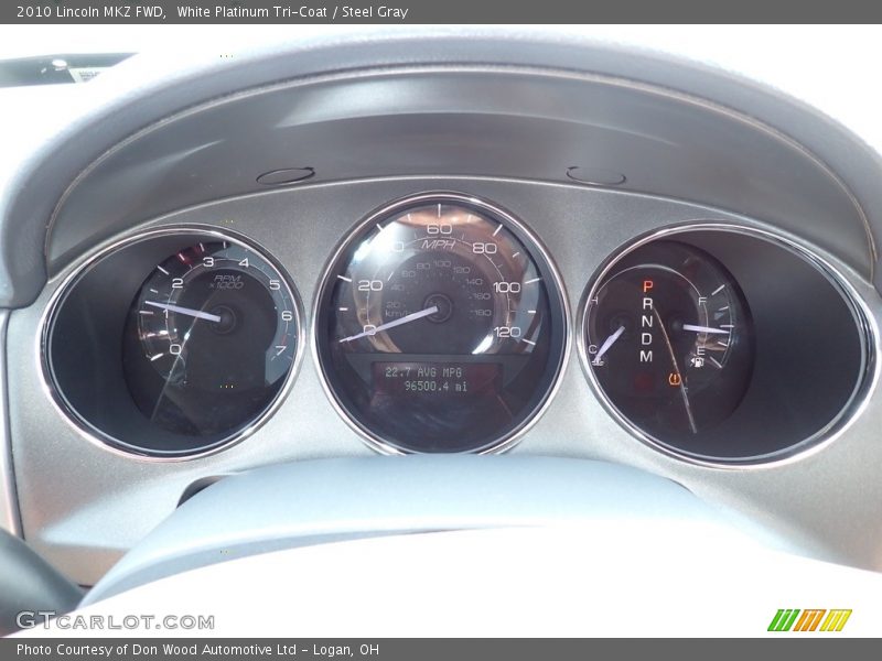White Platinum Tri-Coat / Steel Gray 2010 Lincoln MKZ FWD