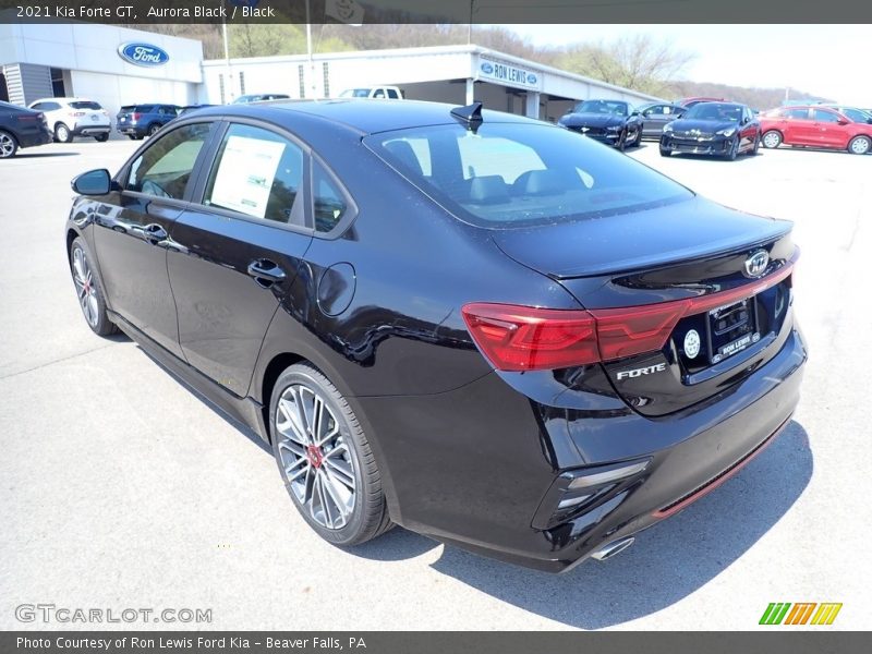 Aurora Black / Black 2021 Kia Forte GT