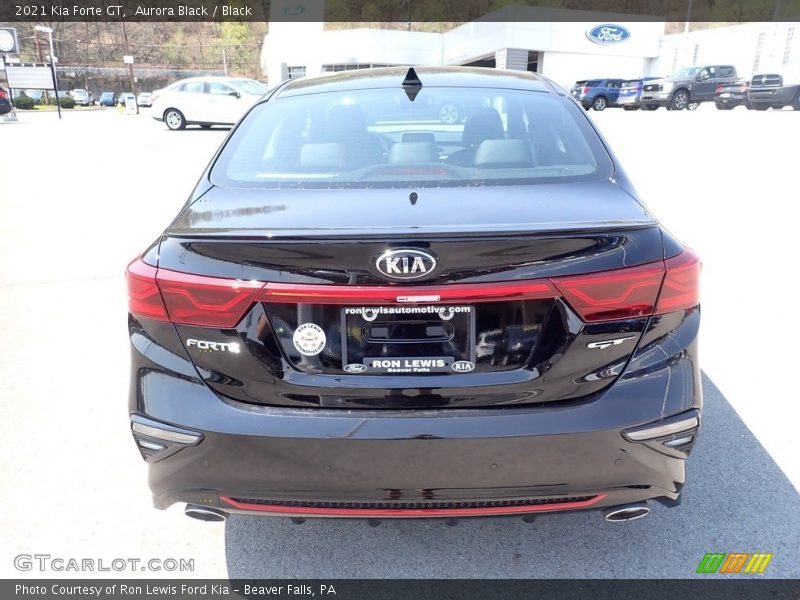 Aurora Black / Black 2021 Kia Forte GT