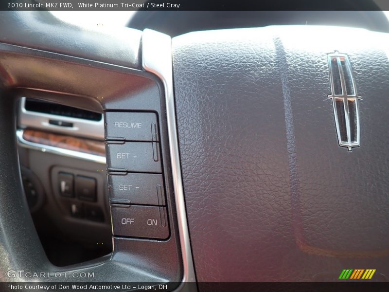 White Platinum Tri-Coat / Steel Gray 2010 Lincoln MKZ FWD