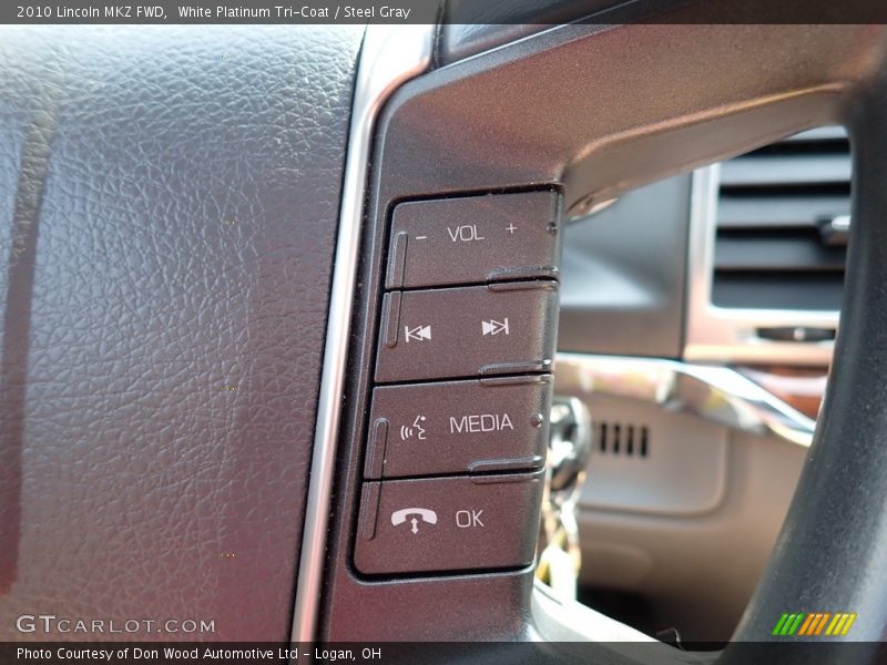 White Platinum Tri-Coat / Steel Gray 2010 Lincoln MKZ FWD