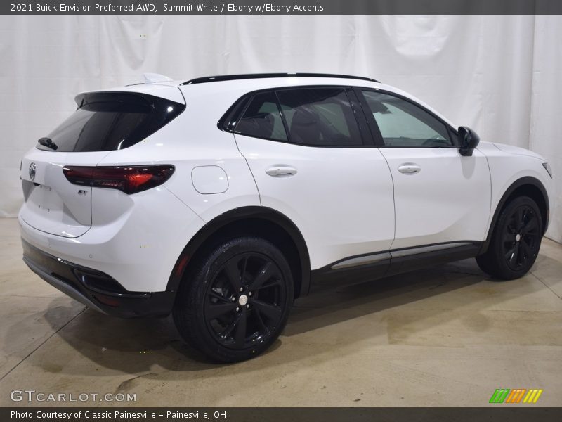 Summit White / Ebony w/Ebony Accents 2021 Buick Envision Preferred AWD