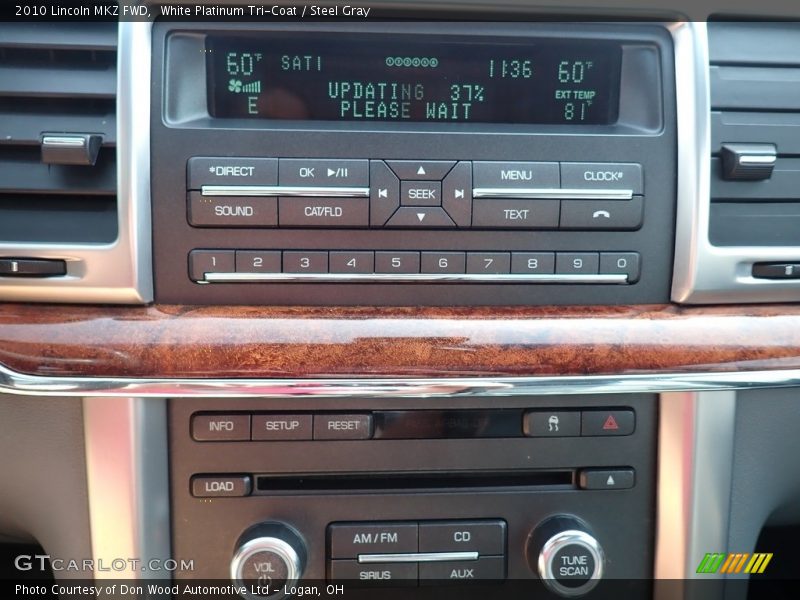 White Platinum Tri-Coat / Steel Gray 2010 Lincoln MKZ FWD