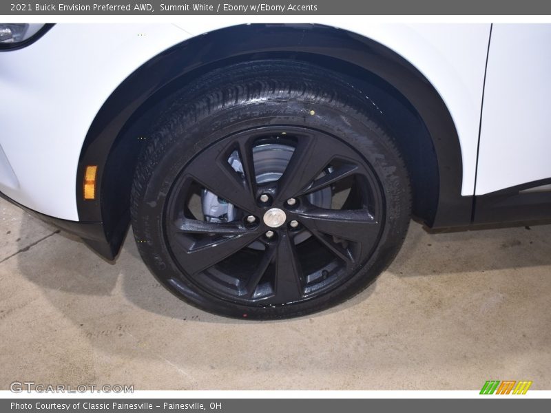 Summit White / Ebony w/Ebony Accents 2021 Buick Envision Preferred AWD
