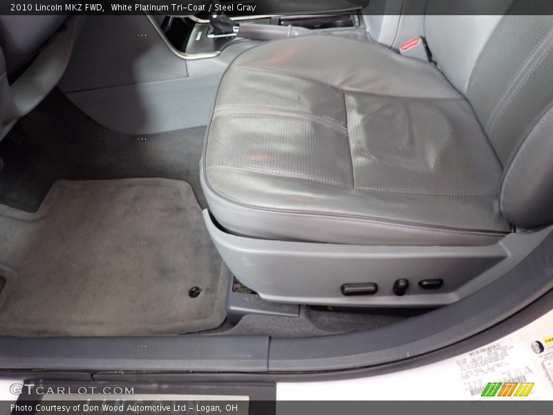 White Platinum Tri-Coat / Steel Gray 2010 Lincoln MKZ FWD