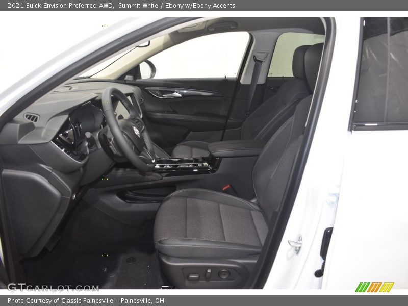 Summit White / Ebony w/Ebony Accents 2021 Buick Envision Preferred AWD