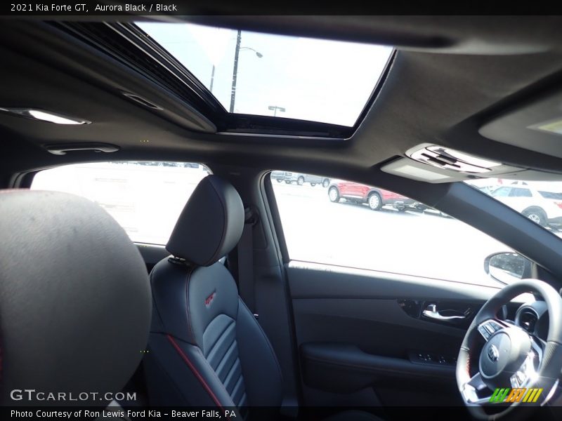 Aurora Black / Black 2021 Kia Forte GT