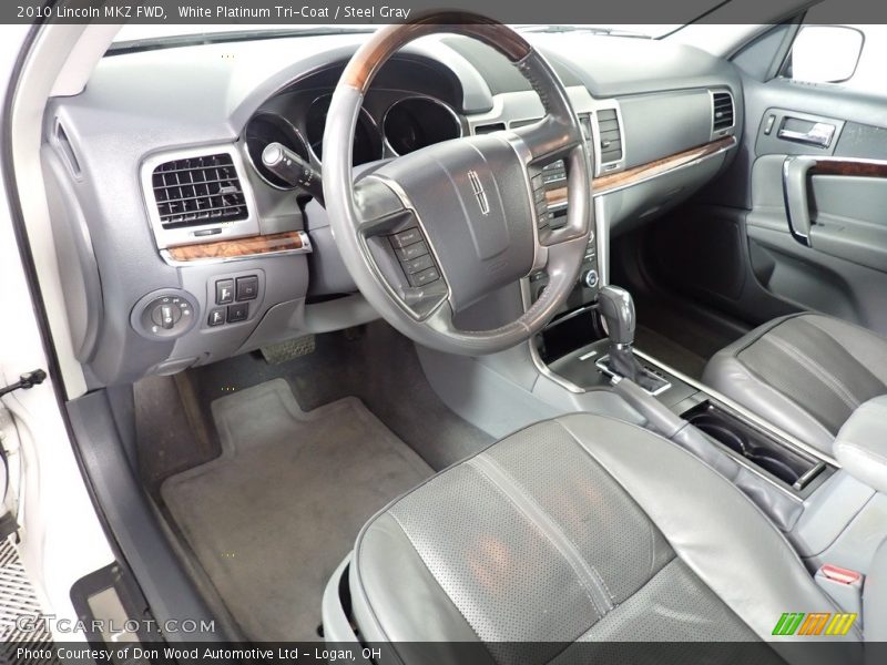 White Platinum Tri-Coat / Steel Gray 2010 Lincoln MKZ FWD