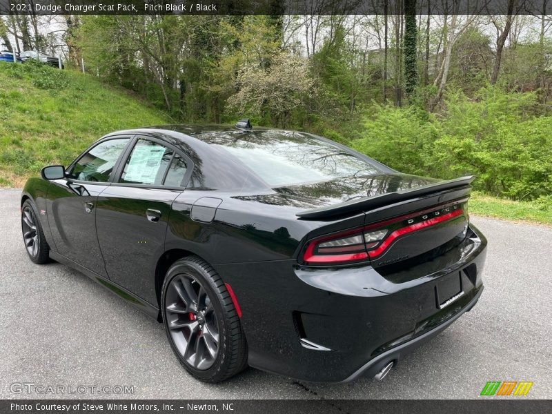 Pitch Black / Black 2021 Dodge Charger Scat Pack