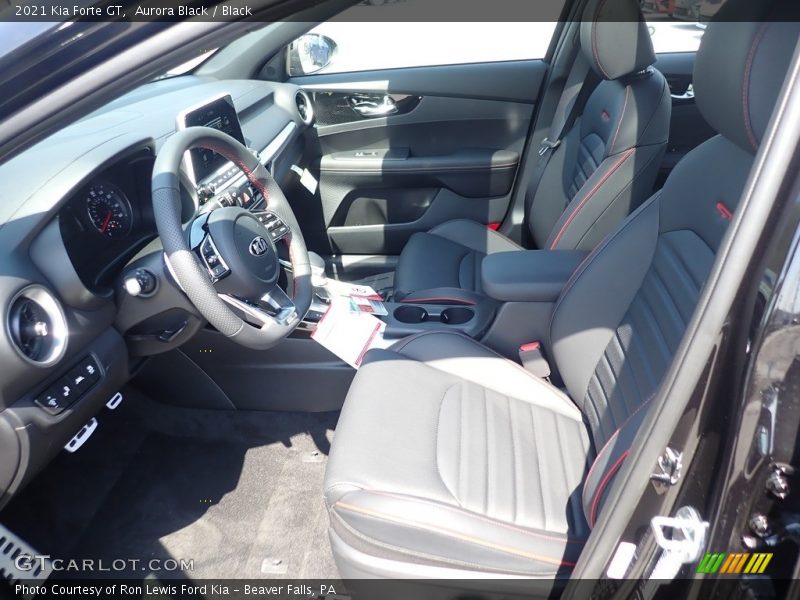 Aurora Black / Black 2021 Kia Forte GT