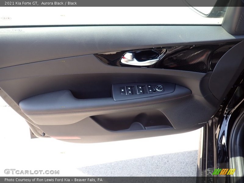 Aurora Black / Black 2021 Kia Forte GT