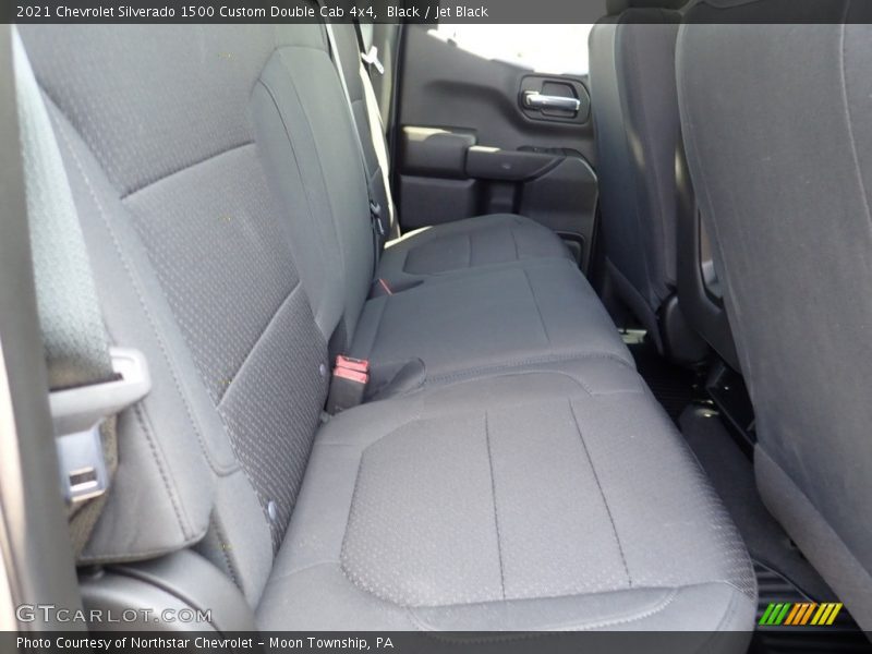 Black / Jet Black 2021 Chevrolet Silverado 1500 Custom Double Cab 4x4