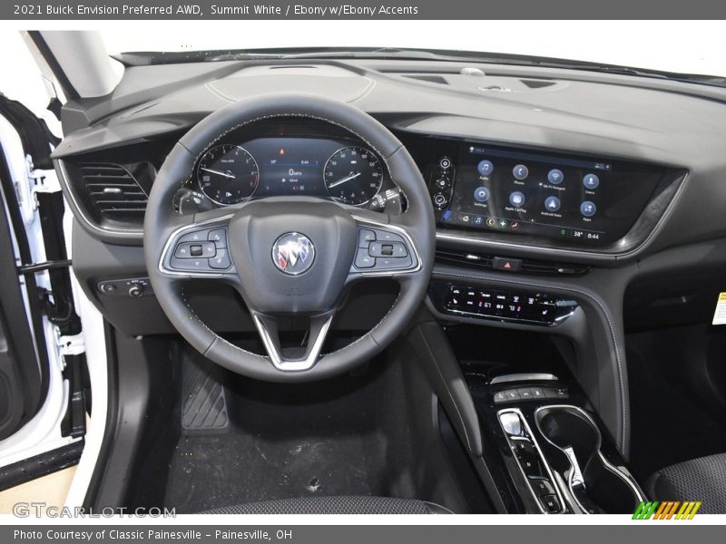 Summit White / Ebony w/Ebony Accents 2021 Buick Envision Preferred AWD