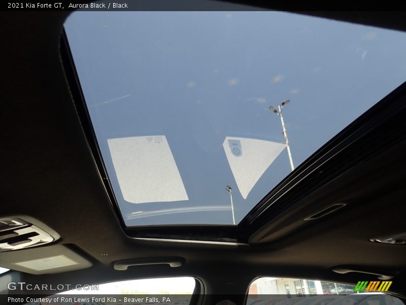 Aurora Black / Black 2021 Kia Forte GT
