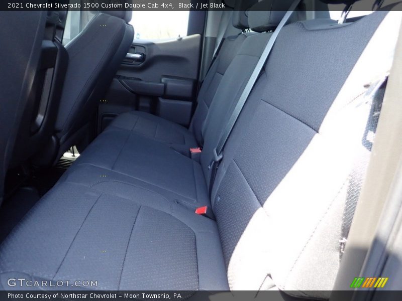 Black / Jet Black 2021 Chevrolet Silverado 1500 Custom Double Cab 4x4