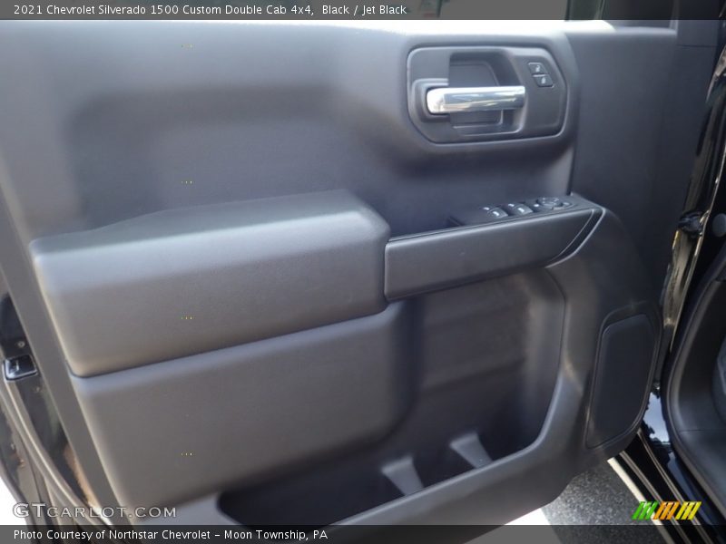 Black / Jet Black 2021 Chevrolet Silverado 1500 Custom Double Cab 4x4