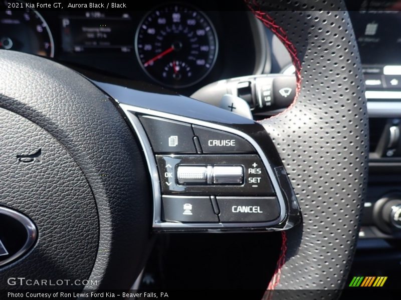 Aurora Black / Black 2021 Kia Forte GT