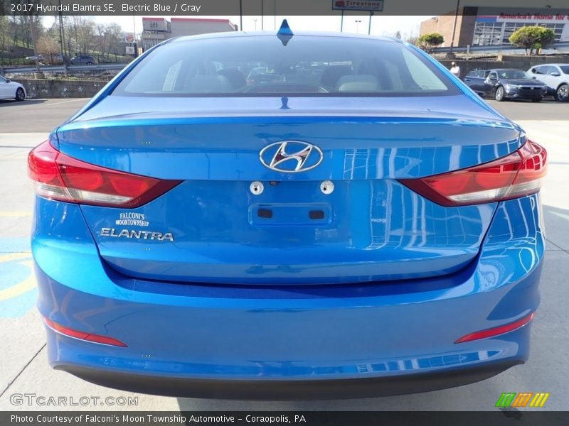 Electric Blue / Gray 2017 Hyundai Elantra SE