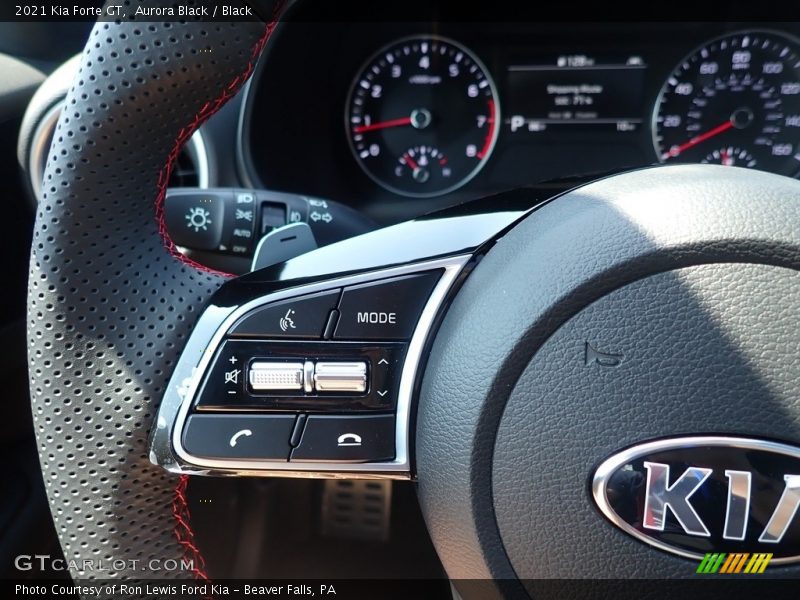 Aurora Black / Black 2021 Kia Forte GT