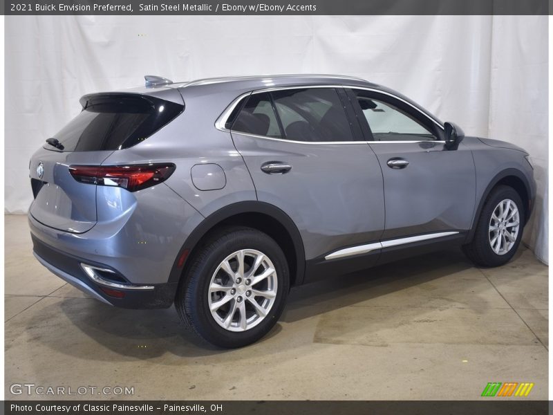 Satin Steel Metallic / Ebony w/Ebony Accents 2021 Buick Envision Preferred