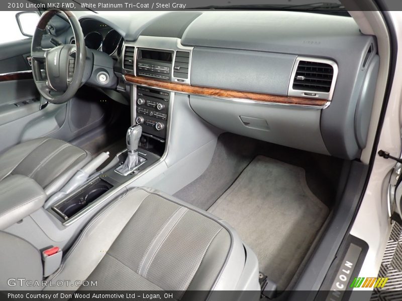 White Platinum Tri-Coat / Steel Gray 2010 Lincoln MKZ FWD