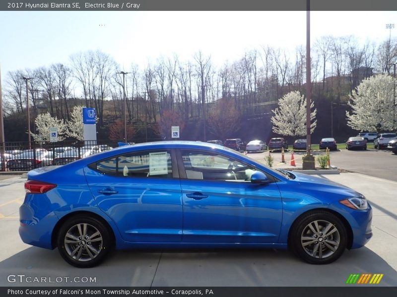Electric Blue / Gray 2017 Hyundai Elantra SE