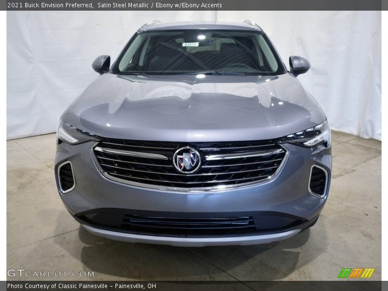 Satin Steel Metallic / Ebony w/Ebony Accents 2021 Buick Envision Preferred