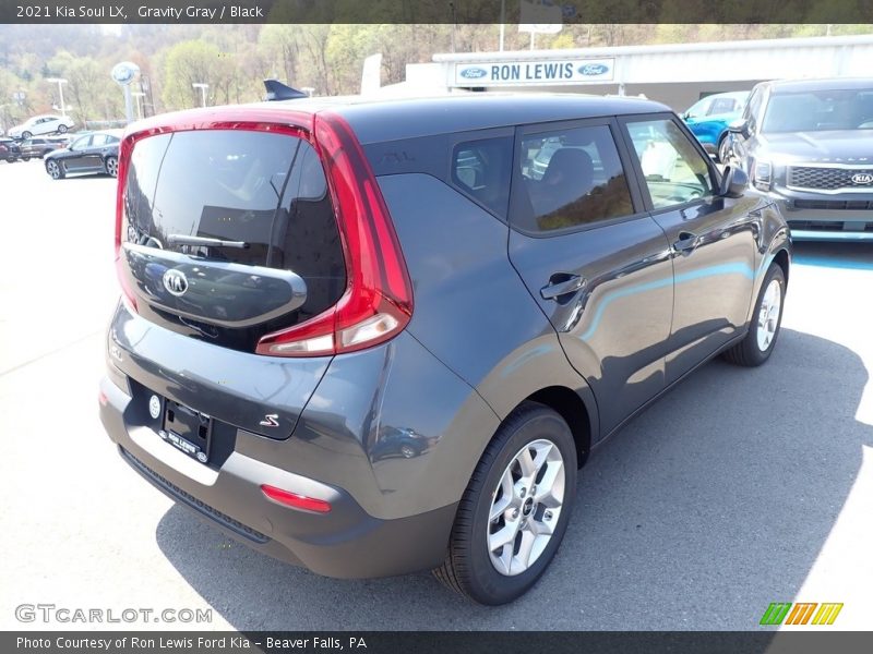 Gravity Gray / Black 2021 Kia Soul LX