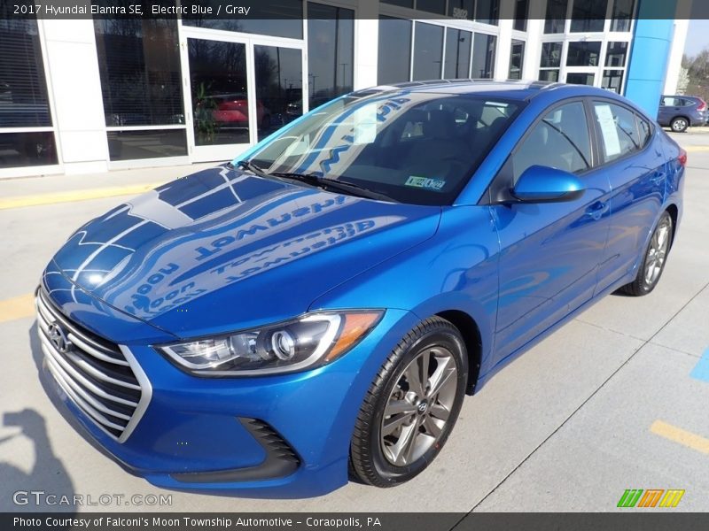Electric Blue / Gray 2017 Hyundai Elantra SE