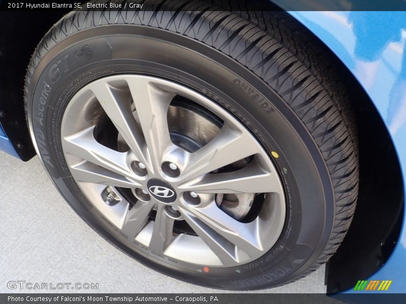 Electric Blue / Gray 2017 Hyundai Elantra SE