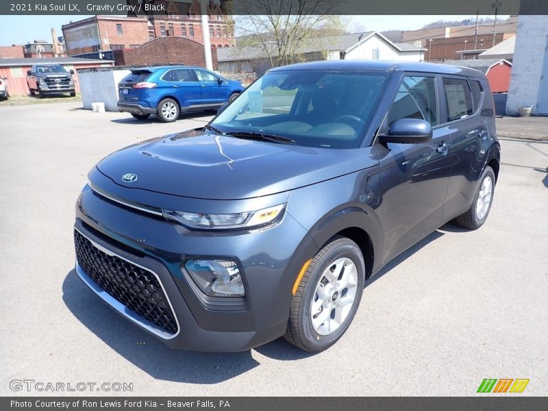 Gravity Gray / Black 2021 Kia Soul LX